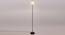 Tyrion Black Cotton Shade Floor Lamp (White) by Urban Ladder - Front View Design 1 - 494278