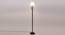 Hannah Black Cotton Shade Floor Lamp (White) by Urban Ladder - Front View Design 1 - 494284