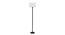 Frasier Black Cotton Shade Floor Lamp (White) by Urban Ladder - Cross View Design 1 - 494291