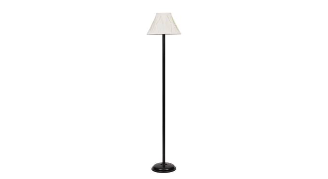 Gil Black Cotton Shade Floor Lamp (White) by Urban Ladder - Cross View Design 1 - 494292