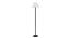Gil Black Cotton Shade Floor Lamp (White) by Urban Ladder - Cross View Design 1 - 494292