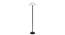 Gordon Black Cotton Shade Floor Lamp (White) by Urban Ladder - Cross View Design 1 - 494293