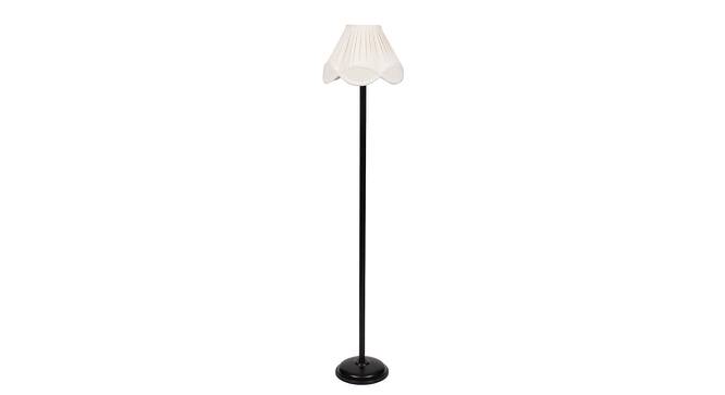 Jaime Black Cotton Shade Floor Lamp (White) by Urban Ladder - Cross View Design 1 - 494294