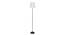 Rupert Black Cotton Shade Floor Lamp (White) by Urban Ladder - Cross View Design 1 - 494296