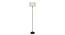 Sawyer Black Cotton Shade Floor Lamp (White) by Urban Ladder - Cross View Design 1 - 494297