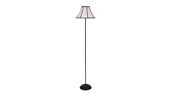 Shane Black Cotton Shade Floor Lamp (Multicolor) by Urban Ladder - Cross View Design 1 - 494298