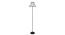 Shane Black Cotton Shade Floor Lamp (Multicolor) by Urban Ladder - Cross View Design 1 - 494298