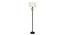 Haley Black Cotton Shade Floor Lamp (White) by Urban Ladder - Cross View Design 1 - 494305