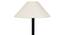 Gordon Black Cotton Shade Floor Lamp (White) by Urban Ladder - Design 1 Side View - 494315