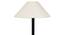 Gordon Black Cotton Shade Floor Lamp (White) by Urban Ladder - Design 1 Side View - 494315