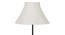 Bree Black Cotton Shade Floor Lamp (White) by Urban Ladder - Design 1 Side View - 494323