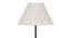 Carmela Black Cotton Shade Floor Lamp (White) by Urban Ladder - Design 1 Side View - 494324