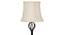 Grace Black Cotton Shade Floor Lamp (White) by Urban Ladder - Design 1 Side View - 494326