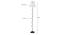 Bertram Black Cotton Shade Floor Lamp (White) by Urban Ladder - Design 1 Dimension - 494333