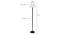 Jay Black Cotton Shade Floor Lamp (White) by Urban Ladder - Design 1 Dimension - 494339