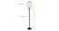 Grace Black Cotton Shade Floor Lamp (White) by Urban Ladder - Design 1 Dimension - 494348