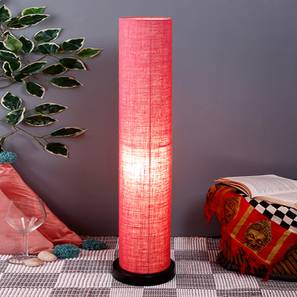 devansh Penelope Pink Cotton Shade Floor Lamp-picture-11