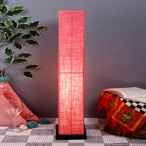 Vanessa Pink Cotton Shade Floor Lamp-image-32