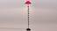 Odin Black Cotton Shade Floor Lamp (Red) by Urban Ladder - Front View Design 1 - 494376