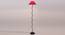 May Black Cotton Shade Floor Lamp (Red) by Urban Ladder - Front View Design 1 - 494378