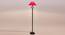 Rian Black Cotton Shade Floor Lamp (Red) by Urban Ladder - Front View Design 1 - 494382
