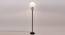 Arniela Black Cotton Shade Floor Lamp (White) by Urban Ladder - Front View Design 1 - 494385