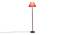 Denzel Pink Cotton Shade Floor Lamp (Pink) by Urban Ladder - Front View Design 1 - 494391