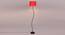 Deven Red Cotton Shade Floor Lamp (Red) by Urban Ladder - Front View Design 1 - 494392
