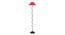 May Black Cotton Shade Floor Lamp (Red) by Urban Ladder - Cross View Design 1 - 494400