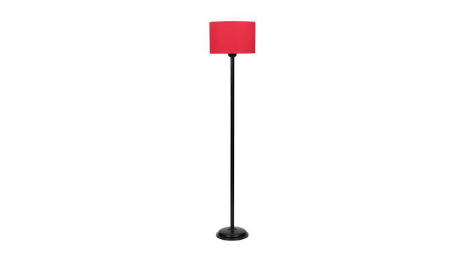 Gregory Pink Cotton Shade Floor Lamp (Pink) by Urban Ladder - Cross View Design 1 - 494402