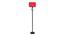 Asher Black Cotton Shade Floor Lamp (Red) by Urban Ladder - Cross View Design 1 - 494406