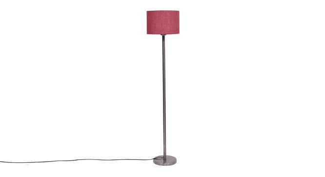 Daveigh Pink Cotton Shade Floor Lamp (Pink) by Urban Ladder - Cross View Design 1 - 494411