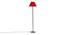 Deance Red Cotton Shade Floor Lamp (Red) by Urban Ladder - Cross View Design 1 - 494412
