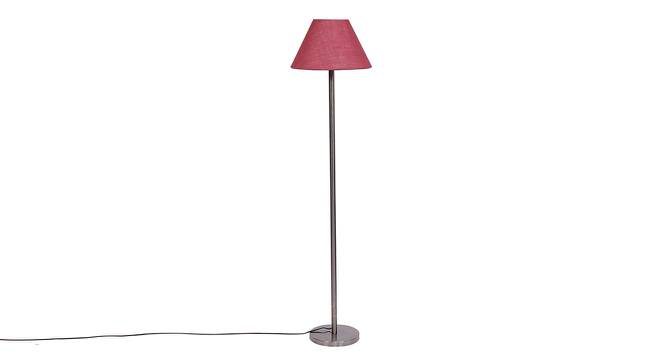 Denzel Pink Cotton Shade Floor Lamp (Pink) by Urban Ladder - Cross View Design 1 - 494413