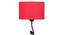 Brynn Black Cotton Shade Floor Lamp (Red) by Urban Ladder - Design 1 Side View - 494421