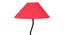 May Black Cotton Shade Floor Lamp (Red) by Urban Ladder - Design 1 Side View - 494422