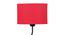 Andre Black Cotton Shade Floor Lamp (Red) by Urban Ladder - Design 1 Side View - 494423