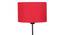 Stanford Black Cotton Shade Floor Lamp (Red) by Urban Ladder - Design 1 Side View - 494425