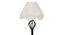 Arniela Black Cotton Shade Floor Lamp (White) by Urban Ladder - Design 1 Side View - 494429