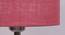 Daveigh Pink Cotton Shade Floor Lamp (Pink) by Urban Ladder - Design 1 Side View - 494432