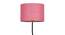 Donahue Pink Cotton Shade Floor Lamp (Pink) by Urban Ladder - Design 1 Side View - 494436