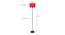 Stanford Black Cotton Shade Floor Lamp (Red) by Urban Ladder - Design 1 Dimension - 494446