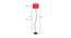 Deven Red Cotton Shade Floor Lamp (Red) by Urban Ladder - Design 1 Dimension - 494457