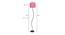 Donahue Pink Cotton Shade Floor Lamp (Pink) by Urban Ladder - Design 1 Dimension - 494458