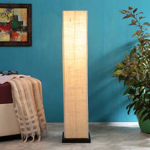 devansh Cindy White Cotton Shade Floor Lamp-picture-20