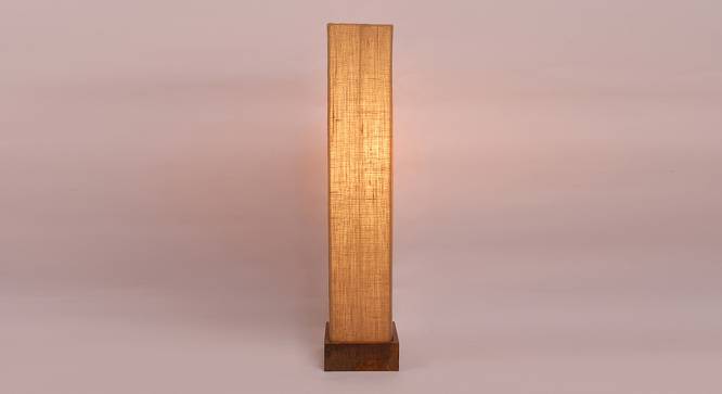 Chelsea Beige Cotton Shade Floor Lamp (Beige) by Urban Ladder - Front View Design 1 - 494490