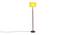 Darlene Yellow Cotton Shade Floor Lamp (Yellow) by Urban Ladder - Front View Design 1 - 494495