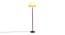 Deance White Cotton Shade Floor Lamp (White) by Urban Ladder - Front View Design 1 - 494496