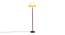 Deance White Cotton Shade Floor Lamp (White) by Urban Ladder - Front View Design 1 - 494496