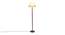 Denzel White Cotton Shade Floor Lamp (White) by Urban Ladder - Front View Design 1 - 494498